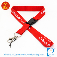 Low Price Customized Logo Silk Screen Printed Neck Lanyard From China in High Quality